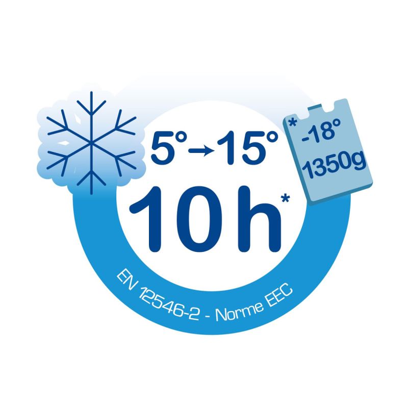 Kühlbox Promotion 35 l blau/grau