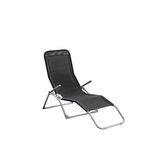 Haveson Freizeitliege 140 x 60 x 95 cm Anthrazit