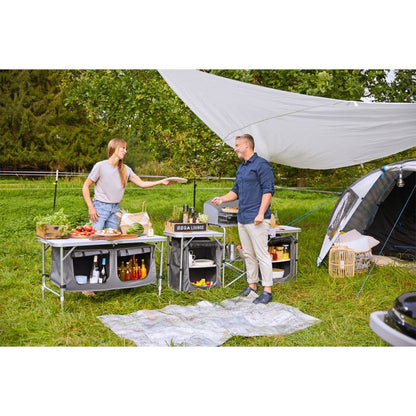 Haveson Camping-Multifunktionstisch Aluminium klappbar